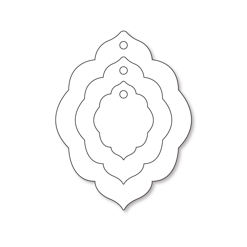 Crafty Cuts Laser Basics Trio - Souk - 4 Pair  - Mixed Colour Set