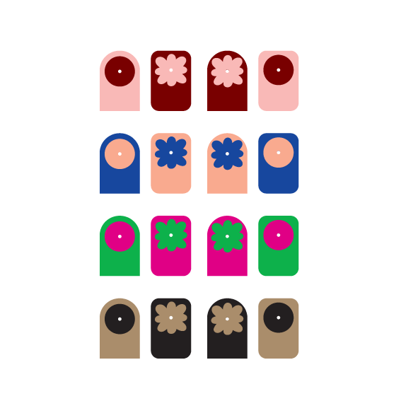 Crafty Cuts Laser Bento Set: Mod Tile Stacker - 4 pair Mixed Set