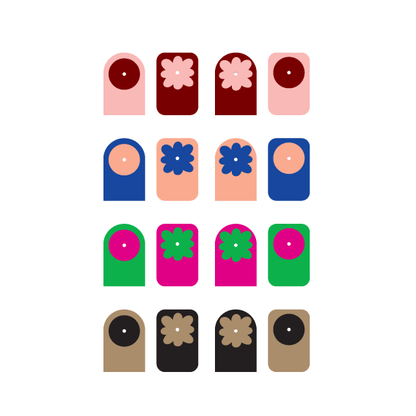 Crafty Cuts Laser Bento Set: Mod Tile Stacker - 4 pair Mixed Set
