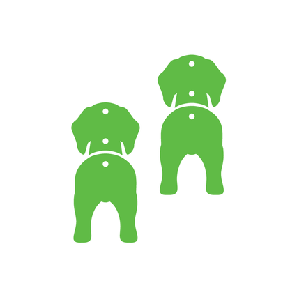 Crafty Cuts Laser Best in Show - Heads n Tails  - 2 pair Set