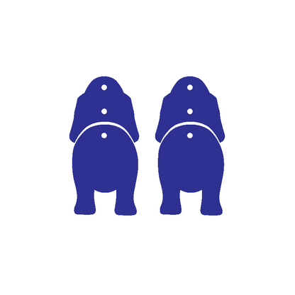 Crafty Cuts Laser Best in Show - Heads n Tails  - 2 pair Set