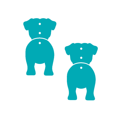 Crafty Cuts Laser Best in Show - Heads n Tails  - 2 pair Set