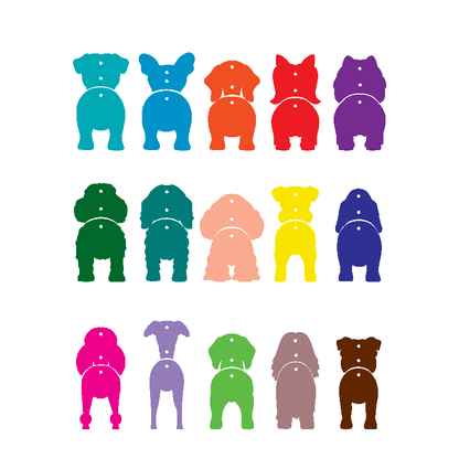 Crafty Cuts Laser Best in Show - Heads n Tails  - 2 pair Set