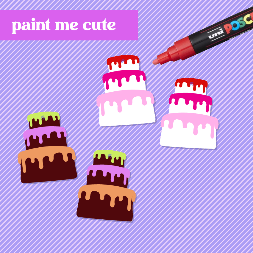 Crafty Cuts Laser Birthday Cake - Two Pairs