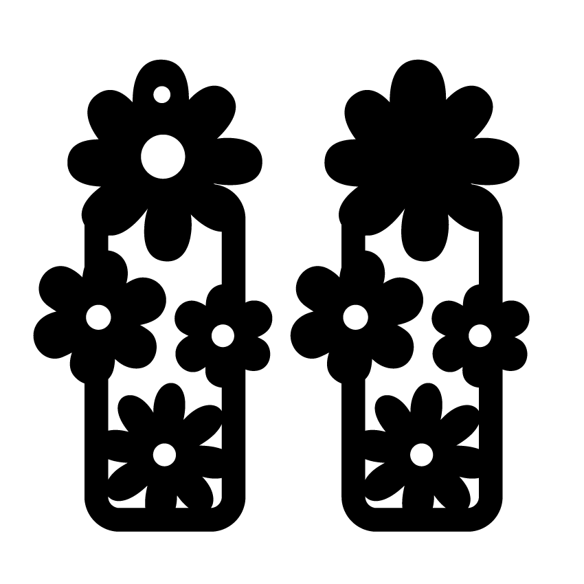 Crafty Cuts Laser  Bloom Blocks Duo - 4 Pair Set