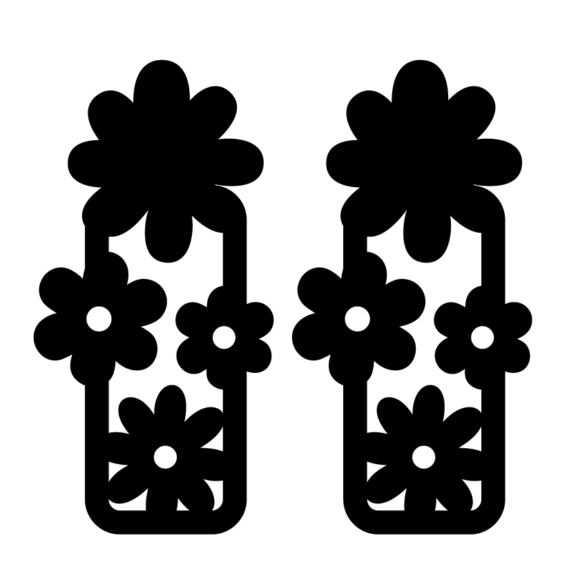 Crafty Cuts Laser  Bloom Blocks Duo - 4 Pair Set