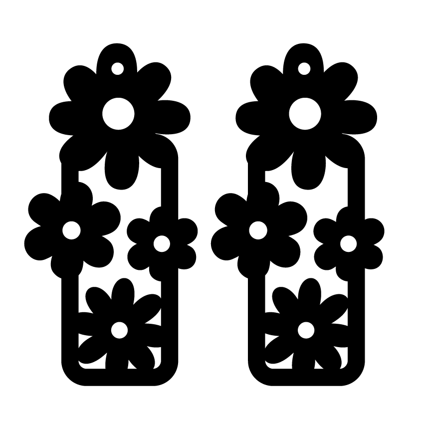 Crafty Cuts Laser  Bloom Blocks Duo - 4 Pair Set