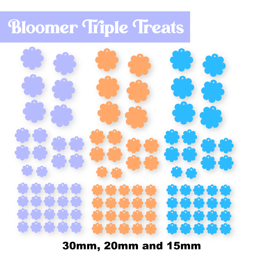 Crafty Cuts Laser Bloomers Assortment - Triple Treat Set!