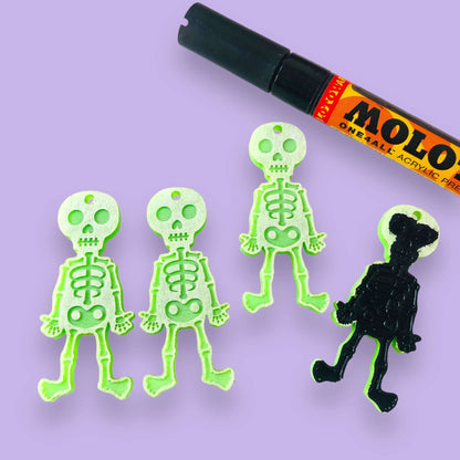 Crafty Cuts Laser © Boneyard Buddies - 2 Pair Set - Choose from 2 designs