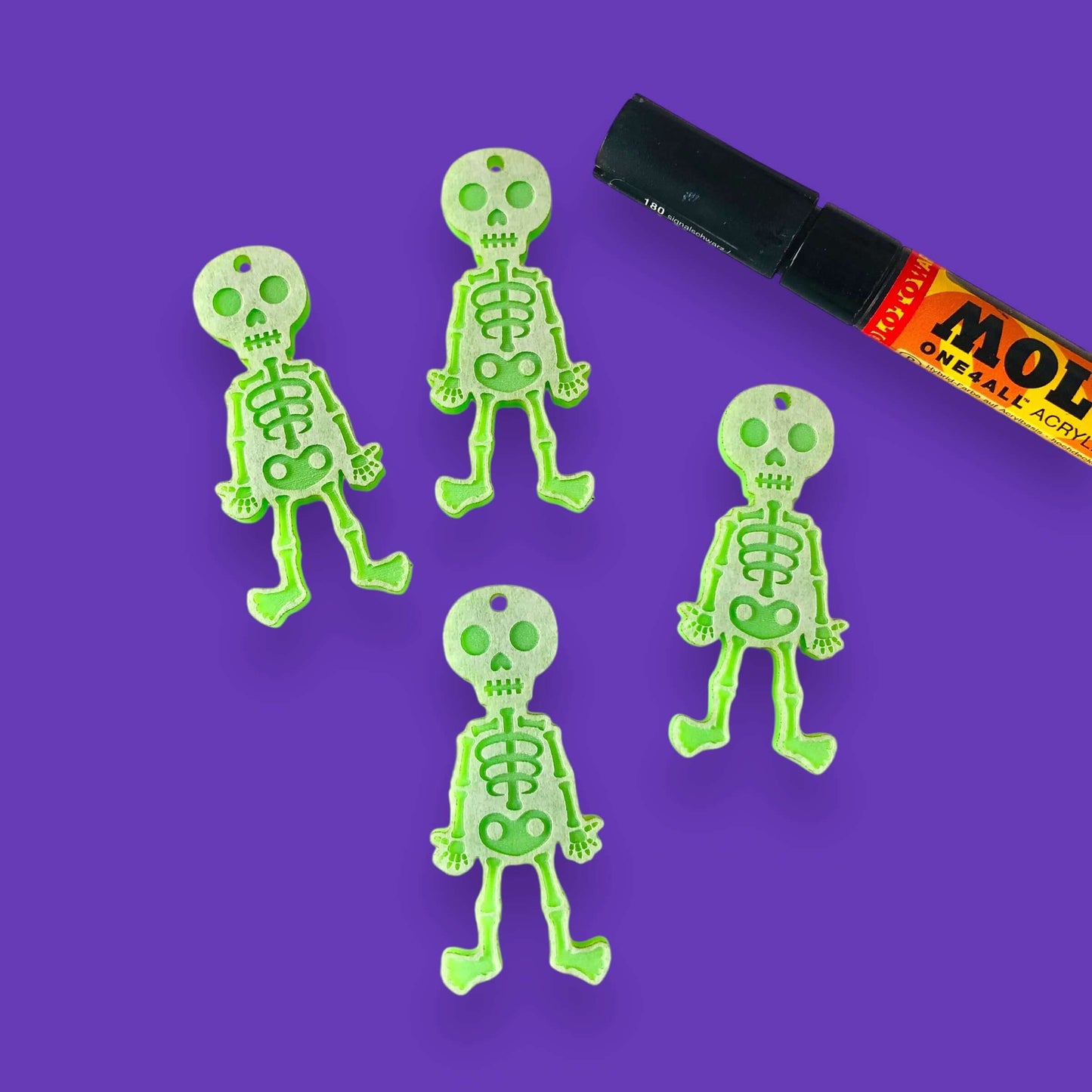 Crafty Cuts Laser © Boneyard Buddies - 2 Pair Set - Choose from 2 designs