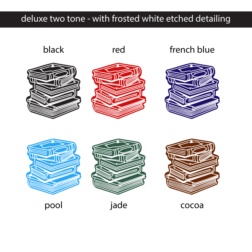 Crafty Cuts Laser Book Club Charms - 2 Sizes