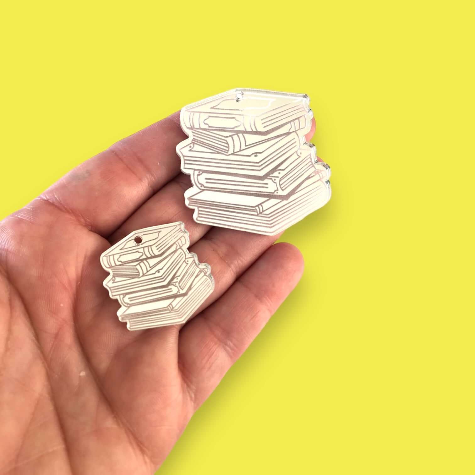 Crafty Cuts Laser Book Club Charms - 2 Sizes