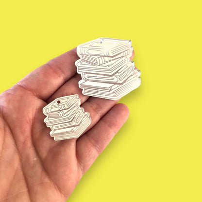 Crafty Cuts Laser Book Club Charms - 2 Sizes