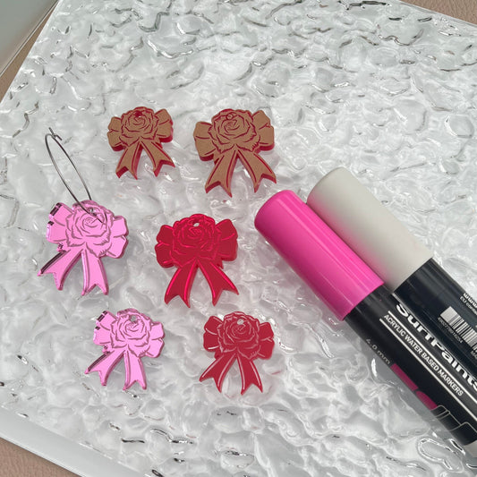 Crafty Cuts Laser  Bow'ses Charms - 2 Sizes