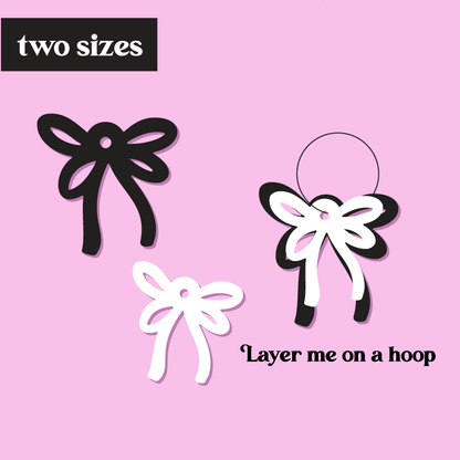 Crafty Cuts Laser © Bow So Cute Duo - 4 pair mixed set - 2 sizes