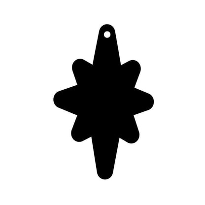 Crafty Cuts Laser © Bright Stars - 2 Pair Set -2 sizes