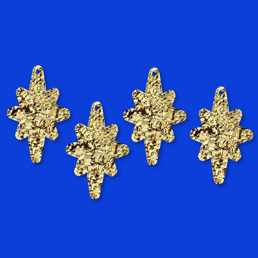 Crafty Cuts Laser © Bright Stars - 2 Pair Set -2 sizes