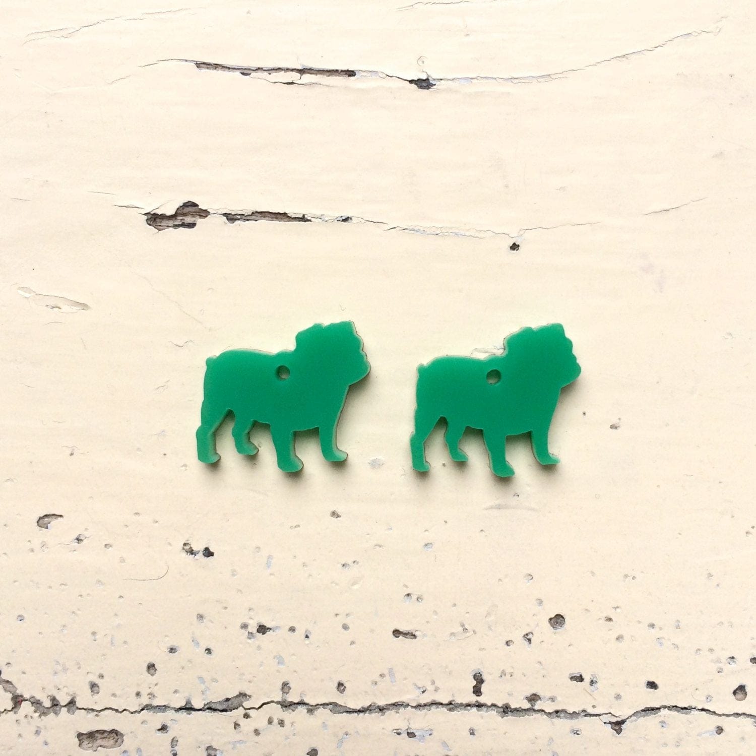Crafty Cuts Laser British Bulldog Charms - Asst Sizes