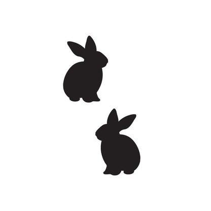 Crafty Cuts Laser Bunny Duo - 5 pair set - Assorted Sizes