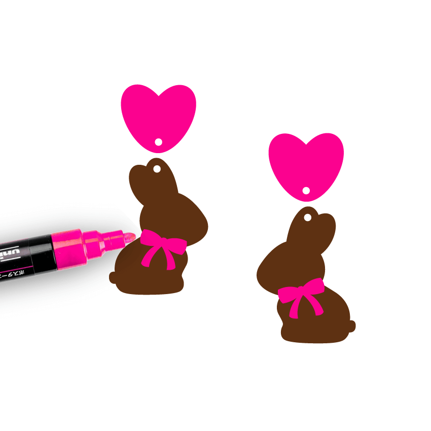 Crafty Cuts Laser Bunny Love Set - Two Pair Set