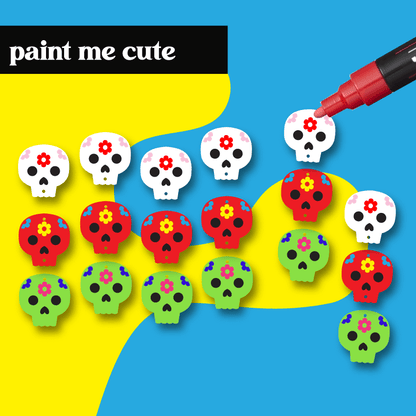 Crafty Cuts Laser Calavera Cuties Totem - 3 Pair Set