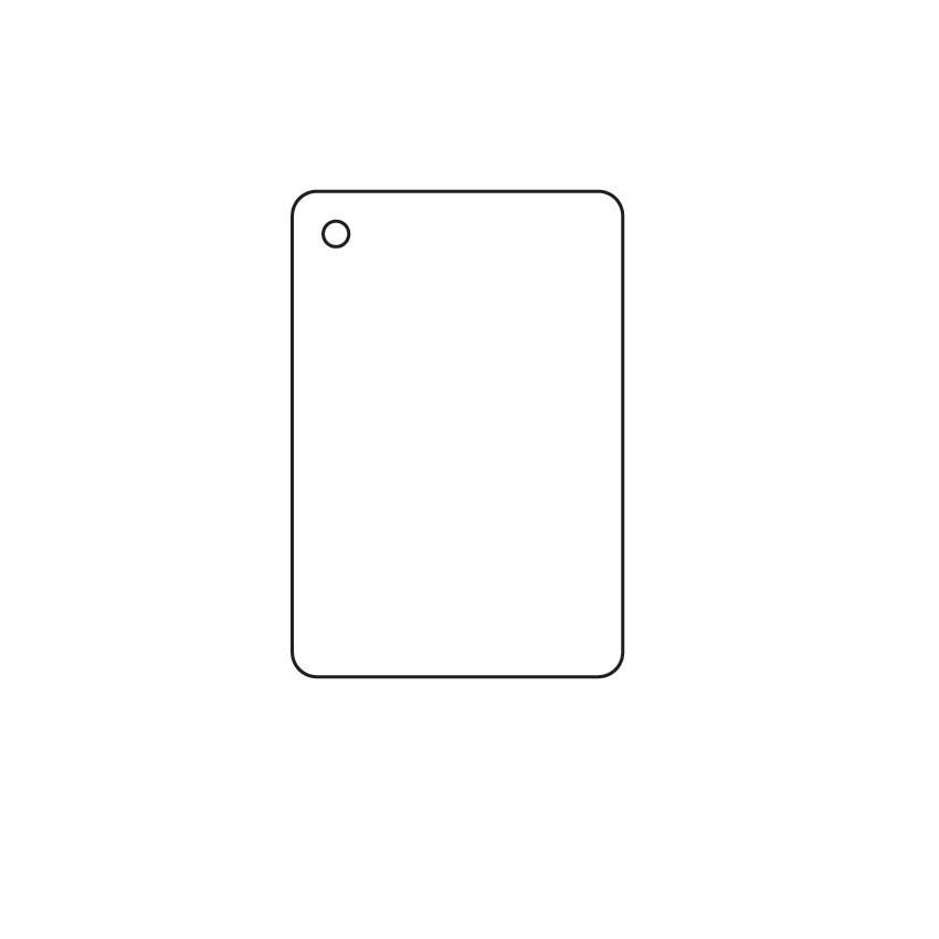 Crafty Cuts Laser Card Shark Charms - Paint Fill - 2 Sizes