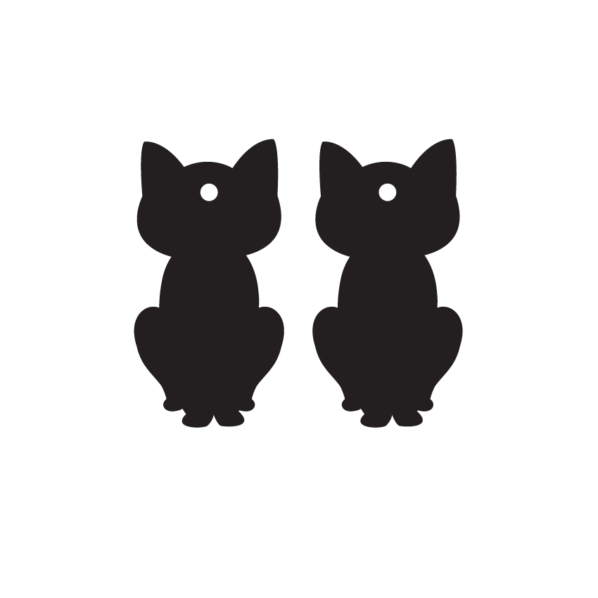 Crafty Cuts Laser © Cat Cafe - 3 feline Pals to choose from.