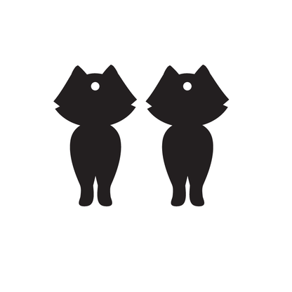 Crafty Cuts Laser © Cat Cafe - 3 feline Pals to choose from.