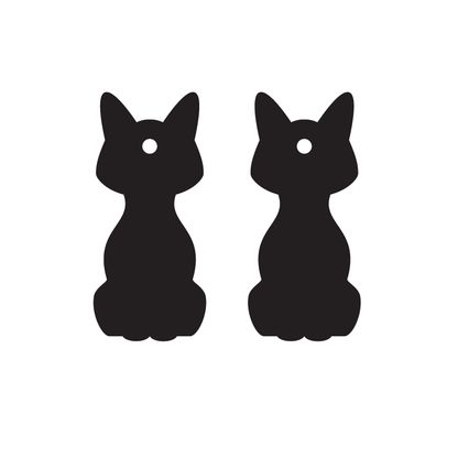 Crafty Cuts Laser © Cat Cafe - 3 feline Pals to choose from.