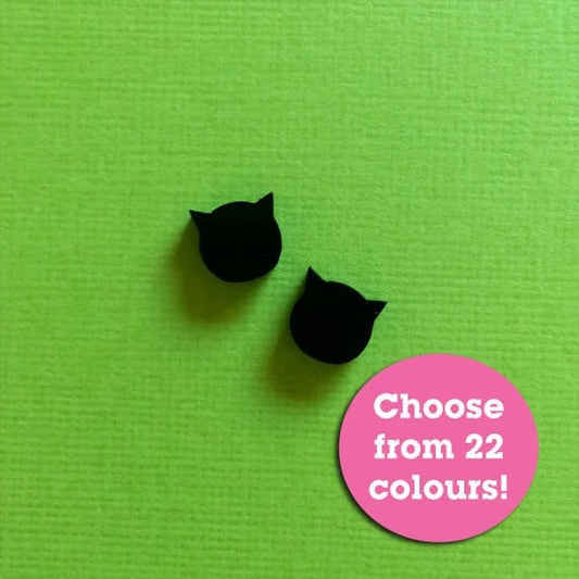 Crafty Cuts Laser Cat Face - Mini Cuts - 10 Pairs