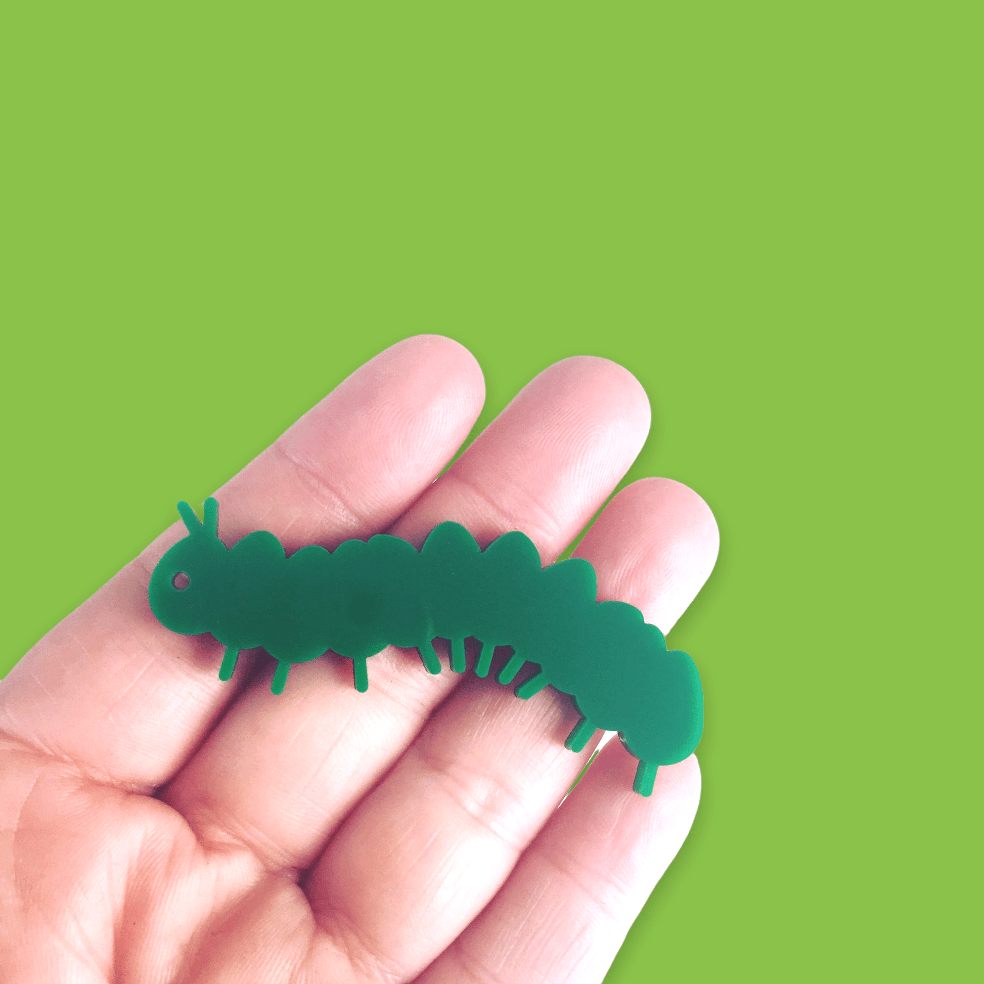 Crafty Cuts Laser Caterpillar Cabochon -2 Pair