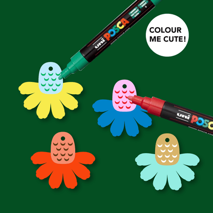 Crafty Cuts Laser  Charming Bloom Flower Stackers - 4 pair set