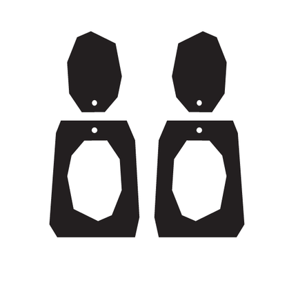 Crafty Cuts Laser © Chip off the block  - Twin Set - 2 Pair