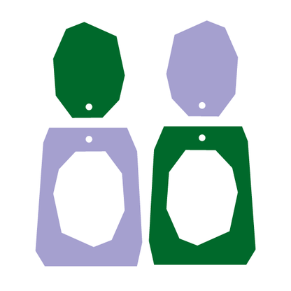 Crafty Cuts Laser © Chip off the block  - Twin Set - 2 Pair