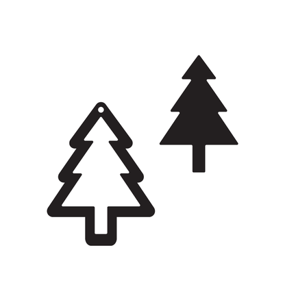 Crafty Cuts Laser Christmas Forest Duo - Mixed Colour Set