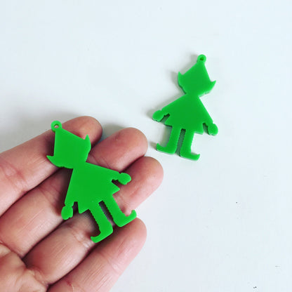 Crafty Cuts Laser CHRISTMAS: Little Helper's Charms - 5 Pairs