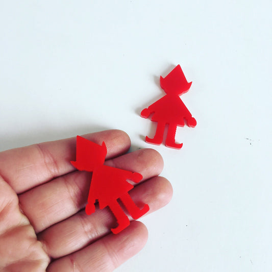 Crafty Cuts Laser CHRISTMAS: Little Helper's Charms - 5 Pairs