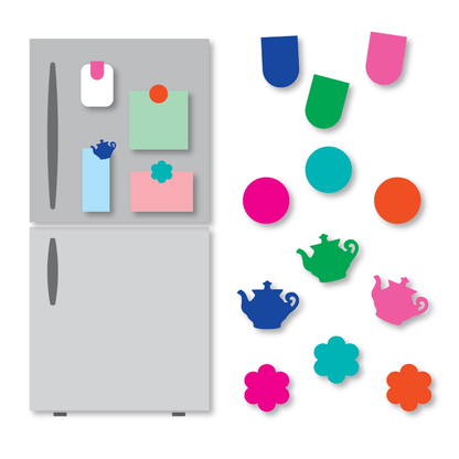 Crafty Cuts Laser  Chunky Fridge Magnet Fun! 9 pce set