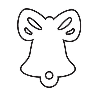 Crafty Cuts Laser Classic Festive Bell Charms  - 3 Sizes