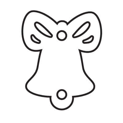 Crafty Cuts Laser Classic Festive Bell Charms  - 3 Sizes