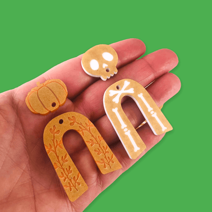 Crafty Cuts Laser © Creep your Cool - 3 pair set - Two Designs