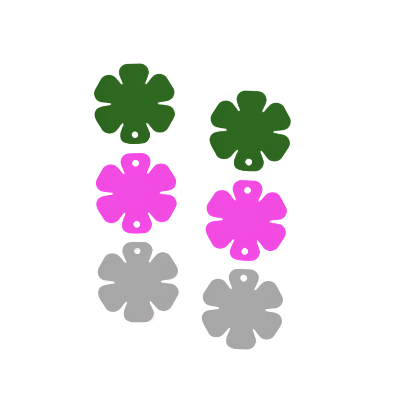 Crafty Cuts Laser Cutie Bloom Solids Totem - 3 Pair Set