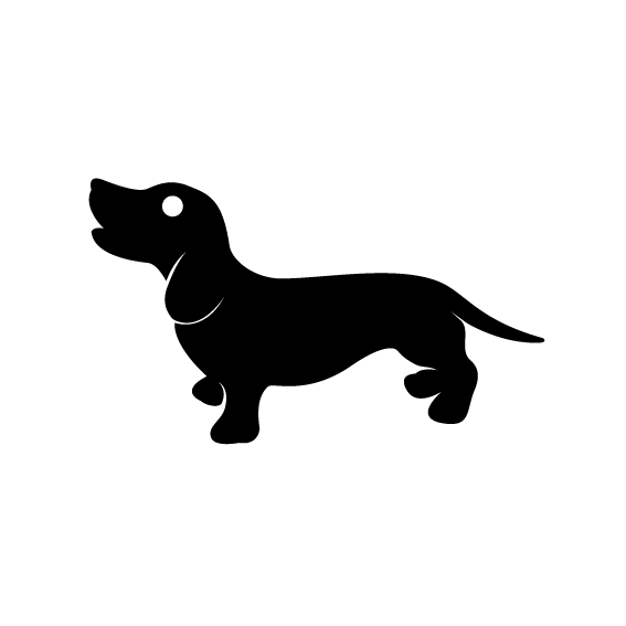 Crafty Cuts Laser Dachshund TWO Pair