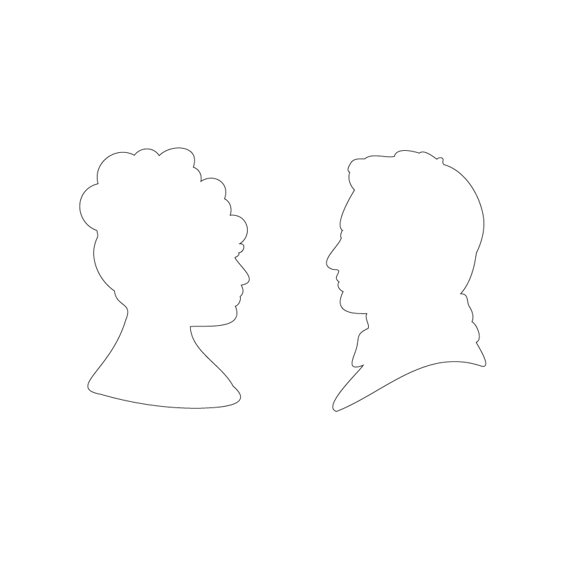 Crafty Cuts Laser  Darling and Rake Cameo Duo Charms