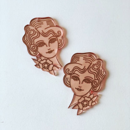 Crafty Cuts Laser © Deluxe: Fancy Lady Charms - TWO Pairs