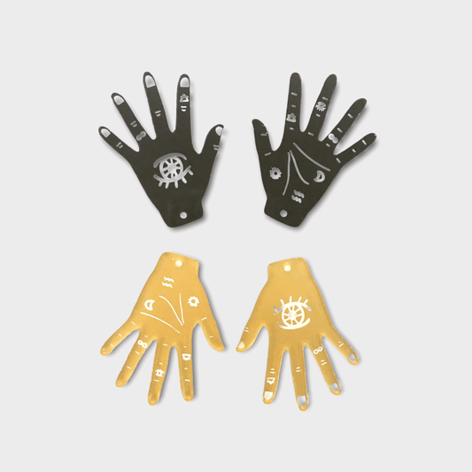 Crafty Cuts Laser © Deluxe: Fortune Teller - Chiromancy - 2 pair set