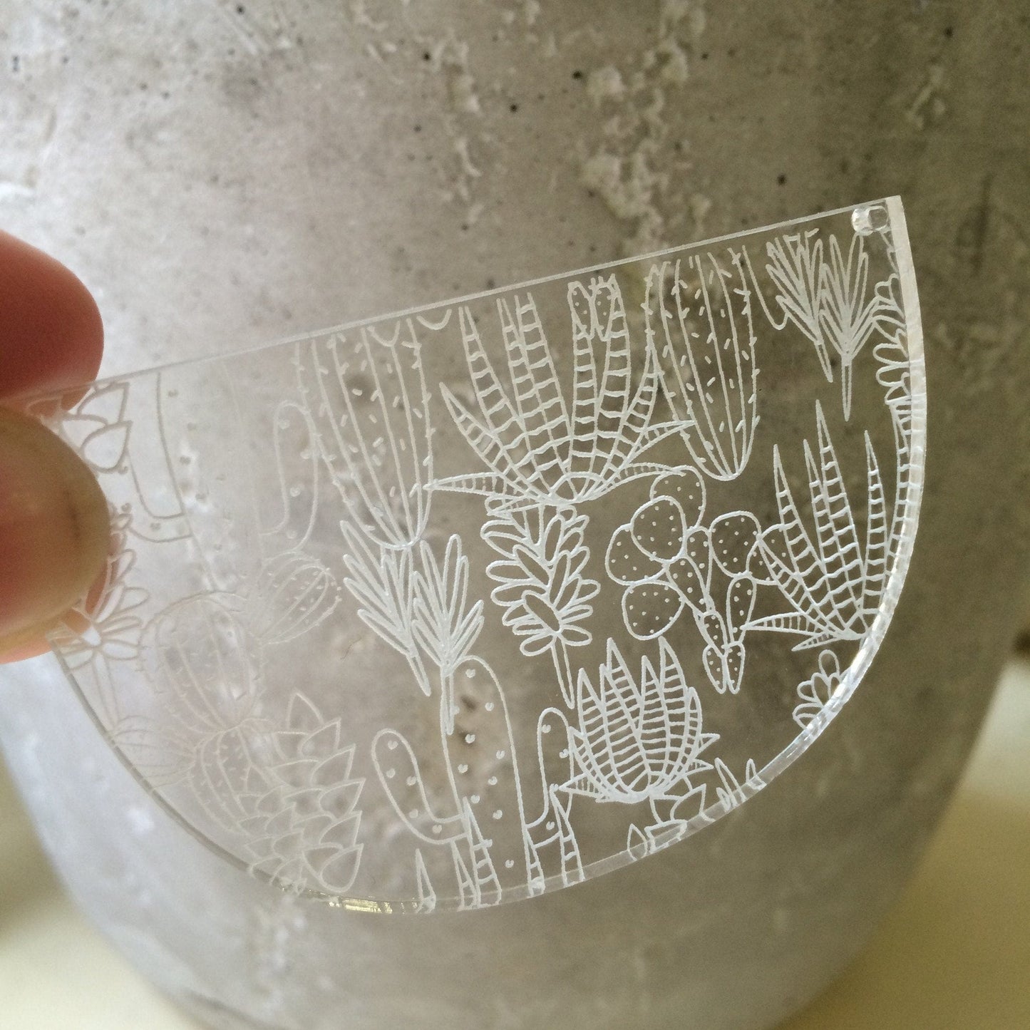 Crafty Cuts Laser Desert Garden  Scoops - Two Sizes