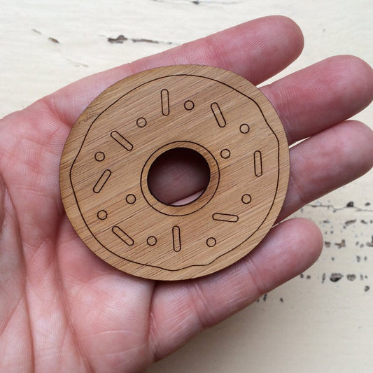 Crafty Cuts Laser Donut Duo - Bamboo - Two Pairs