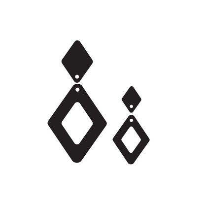 Crafty Cuts Laser Double Diamond - Twin Set - 2 sizes