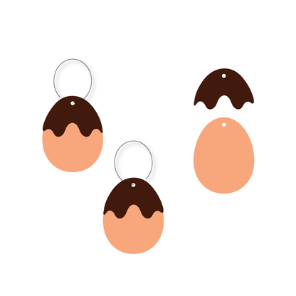 Crafty Cuts Laser Drippy Egg Stacker - Two Pair Set